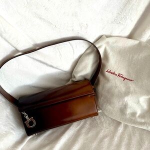 Ferragamo Brown Leather Handbag